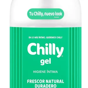 A bottle of Chilly Fresh Intimate Wash Gel for durable and flexible hygiene.