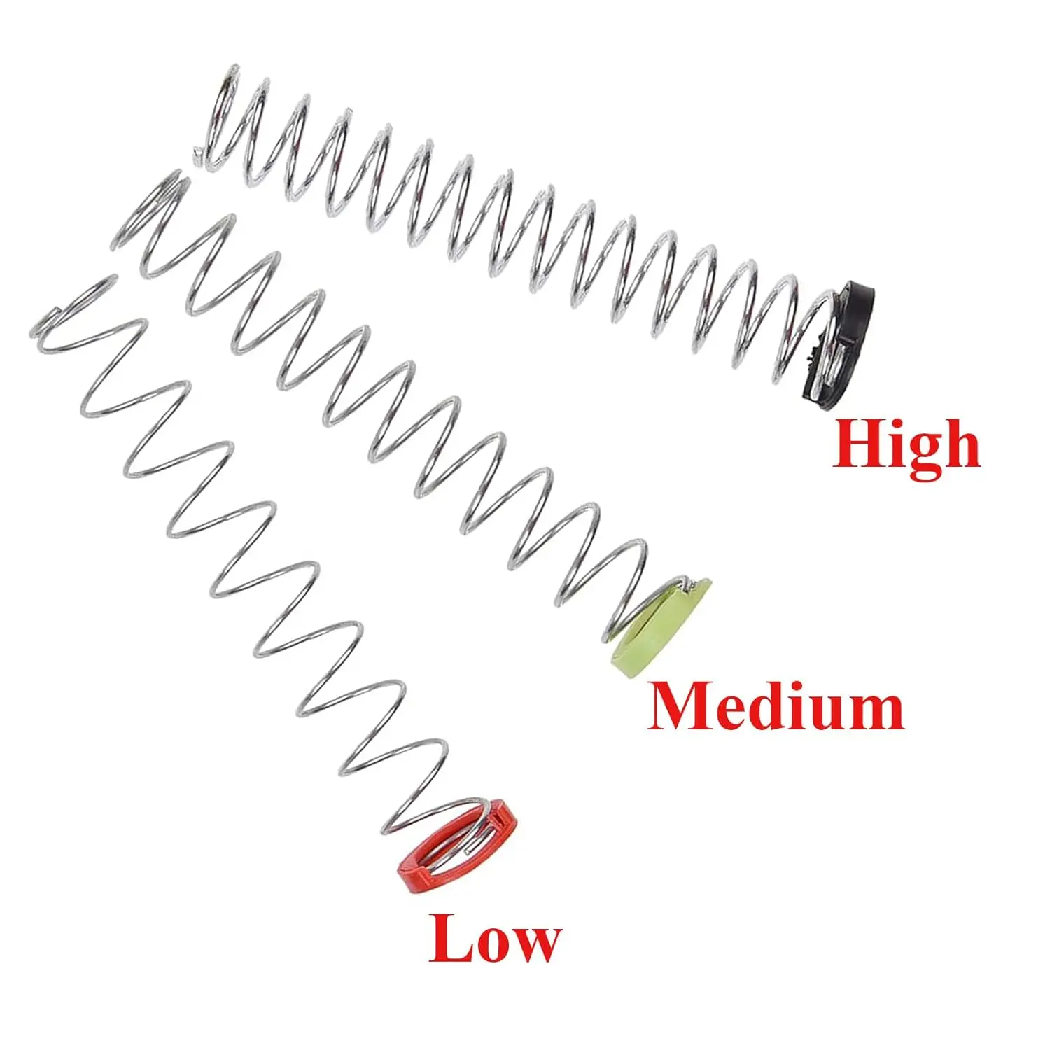 This chin slimmer and neck exerciser can help reduce double chin and tighten skin with progressive resistance using three different strength springs for low, medium, and high toning.