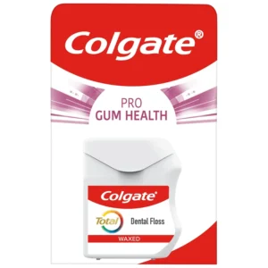 Colgate Total Pro Gum Health Interdental Floss helps protect gums and prevent tooth decay by removing plaque, leading to a healthier mouth and brighter smile.