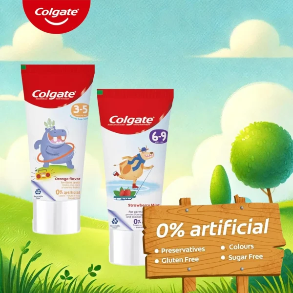 Colgate Kids Toothpaste 6-9 Strawberry Mint Fluoride
