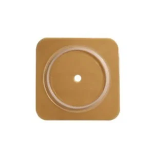 A pack of five ConvaTec SUR-FIT Stomahesive Wafers for adult stoma care.