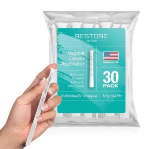 These disposable l cream applicators are individually wrapped, feature a threaded tip for comfortable use and accurate dosage, and are proudly made in the USA.