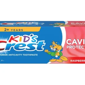 Crest Kids Fluoride Toothpaste helps reduce germs while brushing for fresh breath and teeth whitening.