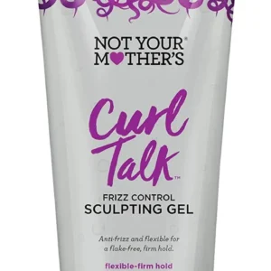 Not Your Mother's Curl Talk Sculpting Gel provides firm yet flexible, flake-free hold while smoothing fly-aways and controlling frizz.