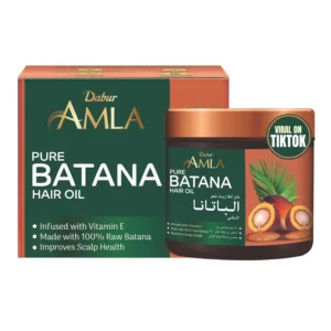Dabur Amla Batana Oil promotes hair growth, prevents breakage, and adds shine with this ethically sourced, raw, unrefined Batana oil from Honduras.
