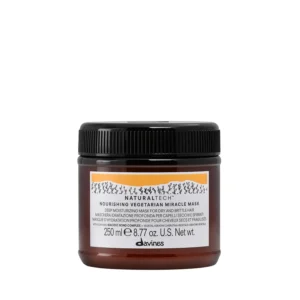 Davines Naturaltech Nourishing Vegetarian Miracle Mask is a deep moisturizing treatment made in the USA for dry, brittle hair.