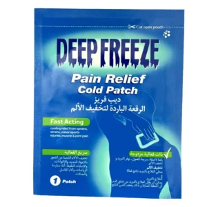 Deep Freeze Cold Patch provides fast-acting, soothing cooling relief for minor muscle aches and joint discomfort.