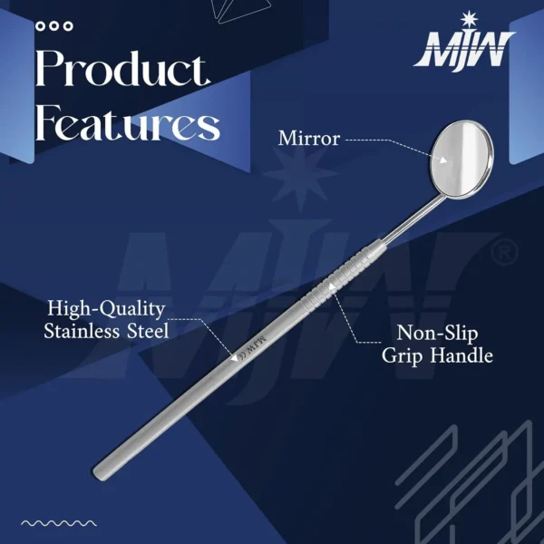 Dental Mirror Tool for Teeth Cleaning Inspection