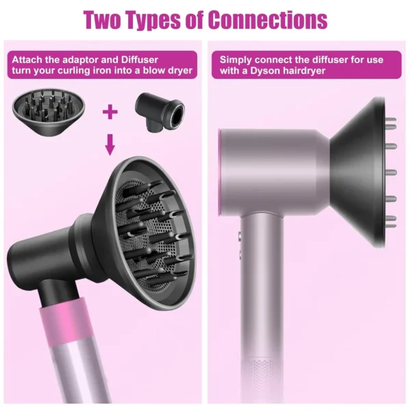 Diffuser Adapter for Dyson Airwrap - Hair Dryer Combo