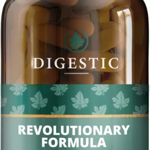 Digestic natural IBS supplement with herbs and botanicals that promotes bowel regularity, alleviates constipation, bloating and gas while supporting a healthy digestive system.