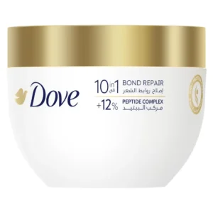 Dove Bond Repair hair mask with Bio-Protein Care deeply nourishes and visibly repairs extreme hair damage, leaving hair smooth and resilient in just one minute.