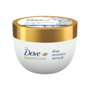 Dove Beautiful Curls deep moisture hair mask with aloe, shea butter and coconut oil hydrates and nourishes curly hair, reducing frizz and dryness.