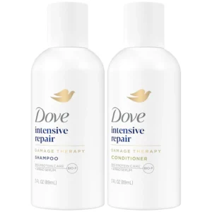 This Dove Intensive Repair shampoo and conditioner set, infused with Bio-Nourish Complex and Keratin Repair Actives, nourishes and helps restore damaged hair while preventing future breakage.