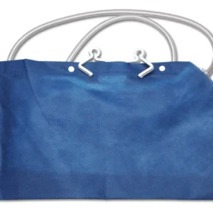 Pack of 20 blue Medline urinary drain bag covers designed for low beds and improving patient dignity; latex-free.