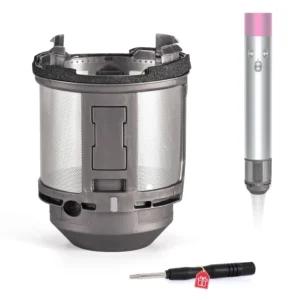 This replacement inner filter for Dyson Airwrap HS01 and HS05 hair stylers helps prevent hair and debris from entering the air duct, ensuring optimal curling iron performance.