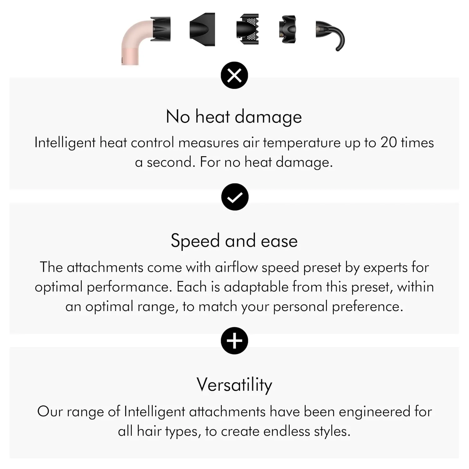 The Dyson Supersonic r hair dryer is smaller and lighter, engineered for precision styling with even heat, presets, and attachments for a smooth, shiny, salon-quality finish.