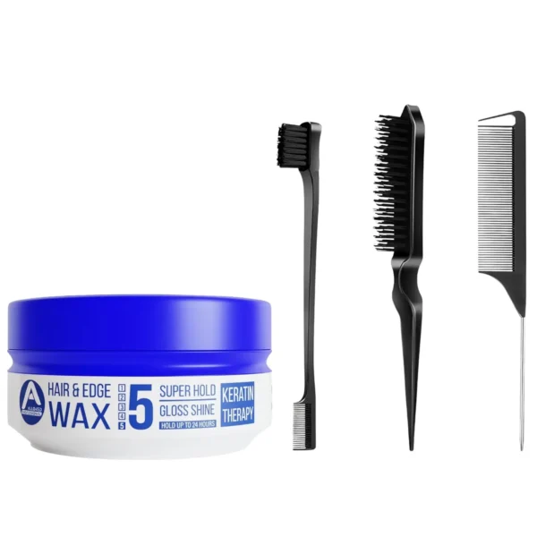 Pureedge Wax Edge Wax Bundle Set Styling Brushes Hair Control