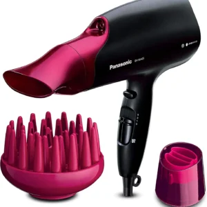 The EH-NA65 Nanoe hair dryer providing salon quality results, ensuring healthy and shiny hair.
