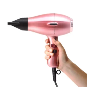 The Elchim 3900 Venetian Rose Gold hair dryer is a compact, lightweight, and powerful tool with ionic ceramic technology for fast, frizz-free styling.