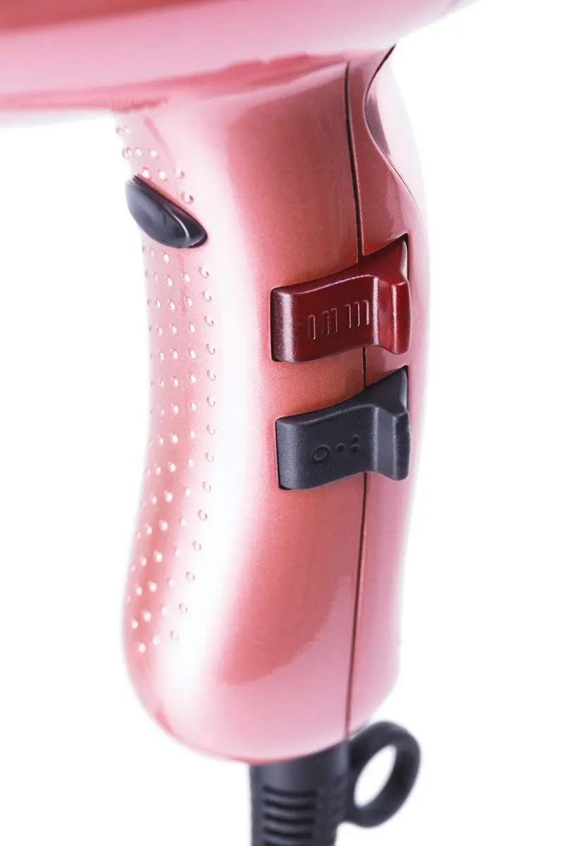 The Elchim 3900 Venetian Rose Gold hair dryer is a compact, lightweight, and powerful tool with ionic ceramic technology for fast, frizz-free styling.
