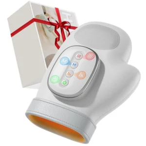 This electric hand massager offers heat and compression therapy to relieve arthritis, carpal tunnel, and hand fatigue, making it an ideal gift for both women and men seeking hand pain relief.