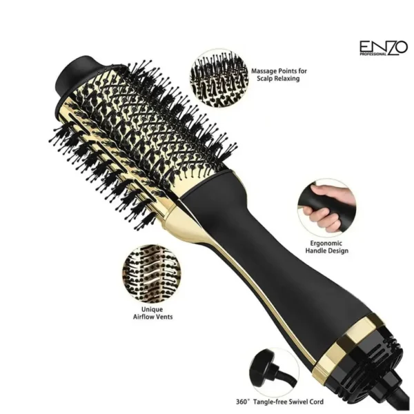 ENZO One Step Hair Dryer Volumizer Brush enzo-one-step-hair-dryer-volumizer-brush