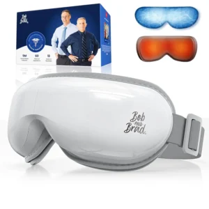 Bob and Brad EyeOasis 3 eye massager with heat and cooling to relieve eye strain, puffiness and dark circles.