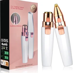 McMola facial hair remover for women with built-in LED light is a painless and rechargeable lady shaver for removing unwanted hair on the face and body.