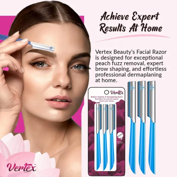 Facial Razor Dermaplaning Eyebrow Peach Fuzz Remover