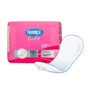 Farmex Lady Super light incontinence diapers provide absorbent and discreet protection for women, keeping you fresh and dry.