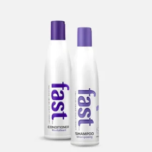 NISIM F.A.S.T shampoo and conditioner set, formulated with amino acids and proteins to promote faster, stronger, and healthier hair growth for all hair types.