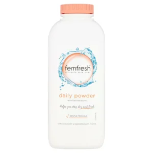 Femfresh Re-Balance Powder is talc-free and gynecologically tested, gently absorbing moisture to keep your intimate area dry, comfortable, and delicately scented all day long.