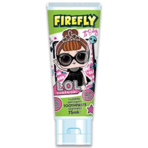 FIREFLY LOL Surprise! toothpaste for kids in a 75 ml tube.