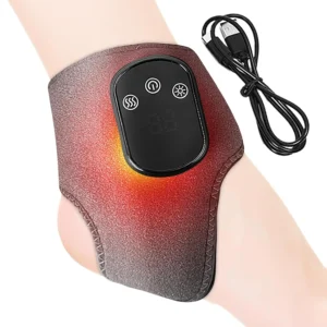 Enjoy daily relaxation with this heated foot and ankle massager, featuring adjustable settings and ergonomic design for targeted tension relief and soothing warmth.