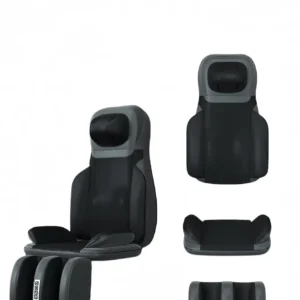 Enjoy a deep tissue massage with this full body massager, featuring shiatsu nodes, heat, and adjustable vibration for neck, shoulder, back, waist, hips, and feet.