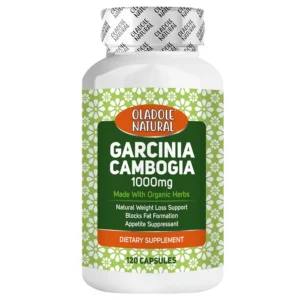 Oladole Natural Garcinia Cambogia capsules support healthy weight management, regulate blood sugar, boost metabolism and digestive health.