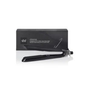 ghd Chronos styler for one-stroke high-definition results that last 24 hours with 85% more shine and no heat damage.