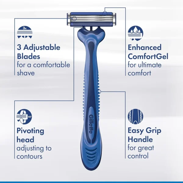Gillette Sensor3 Comfort Disposable Razors - 8 Count