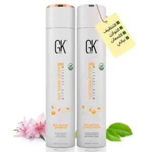 GK HAIR balancing shampoo and conditioner set is designed for oily hair, leaving it fresh and volumized while gently cleansing the scalp.