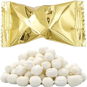 Individually wrapped gold butter mints are perfect as after dinner mints, party favors, and for themed celebrations.