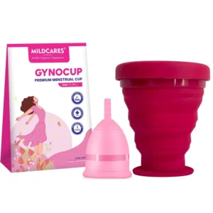 This GynoCup menstrual cup offers up to 12 hours of leak-proof protection and eliminates odor, rashes, and irritation caused by pads, making it suitable for all activities.
