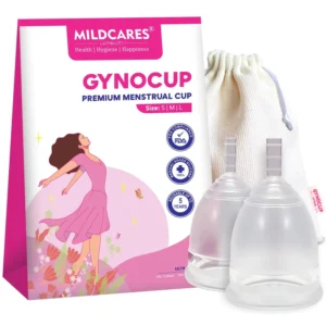 GynoCup reusable menstrual cup offers up to 12 hours of leak-proof, odor and rash-free protection for women during sports, travel, and everyday use.