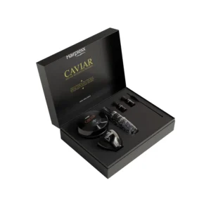 Hairplexx Caviar anti-age restorative treatment kit includes a mask, serum, hair oil, and bowl to improve hair structure, repair instantly, recover toughness, and nourish with essential amino acids, protein, and fatty acids for super strong hair.