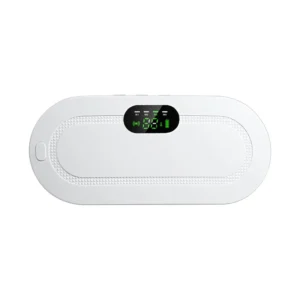 Cordless heating pad waist belt offers four massage modes and three heat levels for back and belly pain relief, perfect for women and girls.