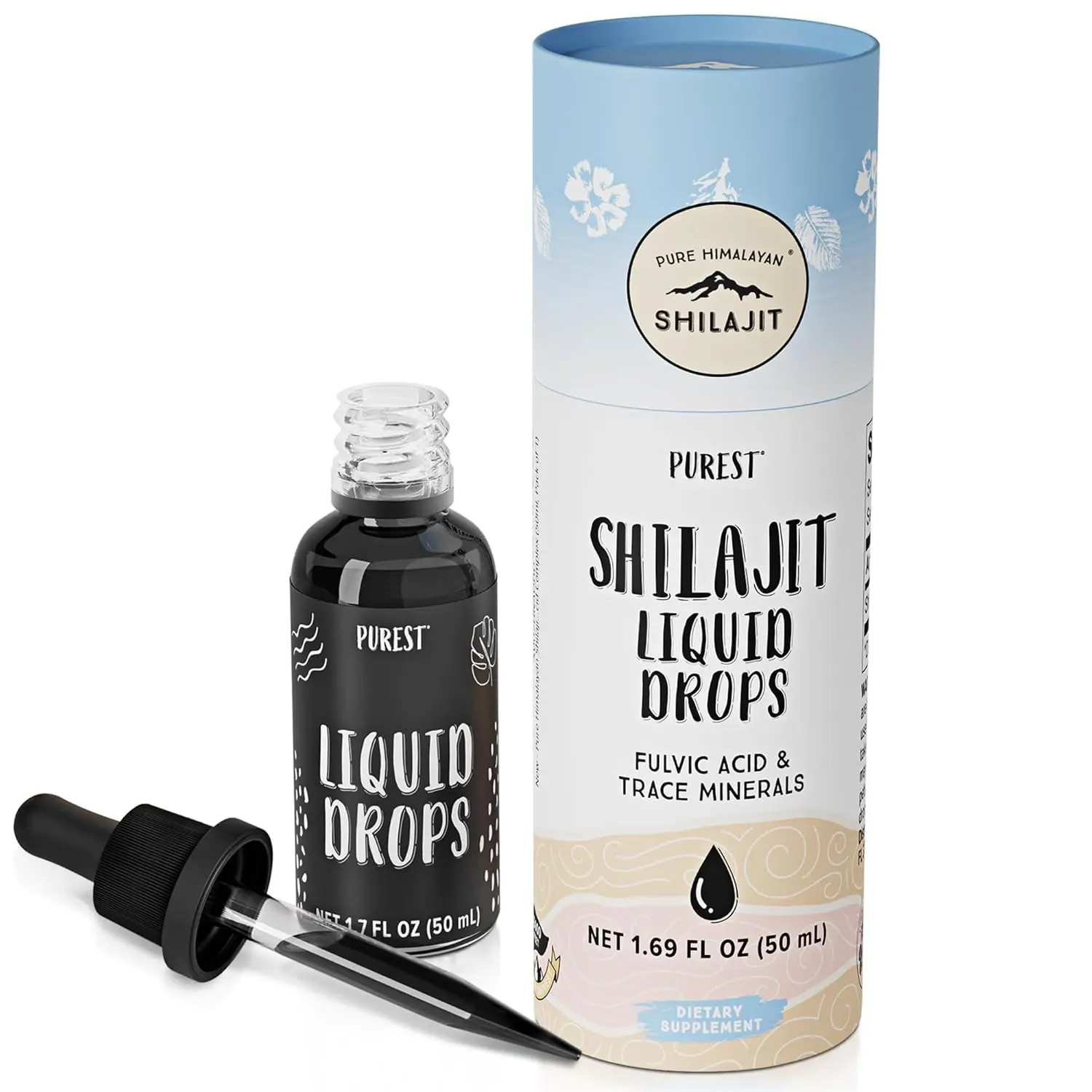 Pure Himalayan shilajit liquid drops, harvested at 16,000 ft, are a rich source of natural fulvic acid and trace minerals for daily health.