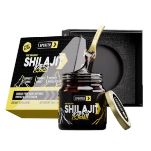 Sporter Pure Himalayan Shilajit Resin provides natural energy, stamina, and essential minerals for daily vitality.