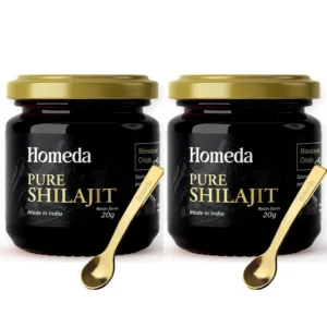 This is a jar of pure Himalayan Shilajit resin, sourced from high altitudes and rich in fulvic acid and minerals, offering a natural way to boost energy, immunity, and overall health for men and women.