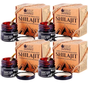 Bliss of Earth sun-dried Himalayan shilajit resin provides natural energy, stamina, focus, and clarity for daily performance.