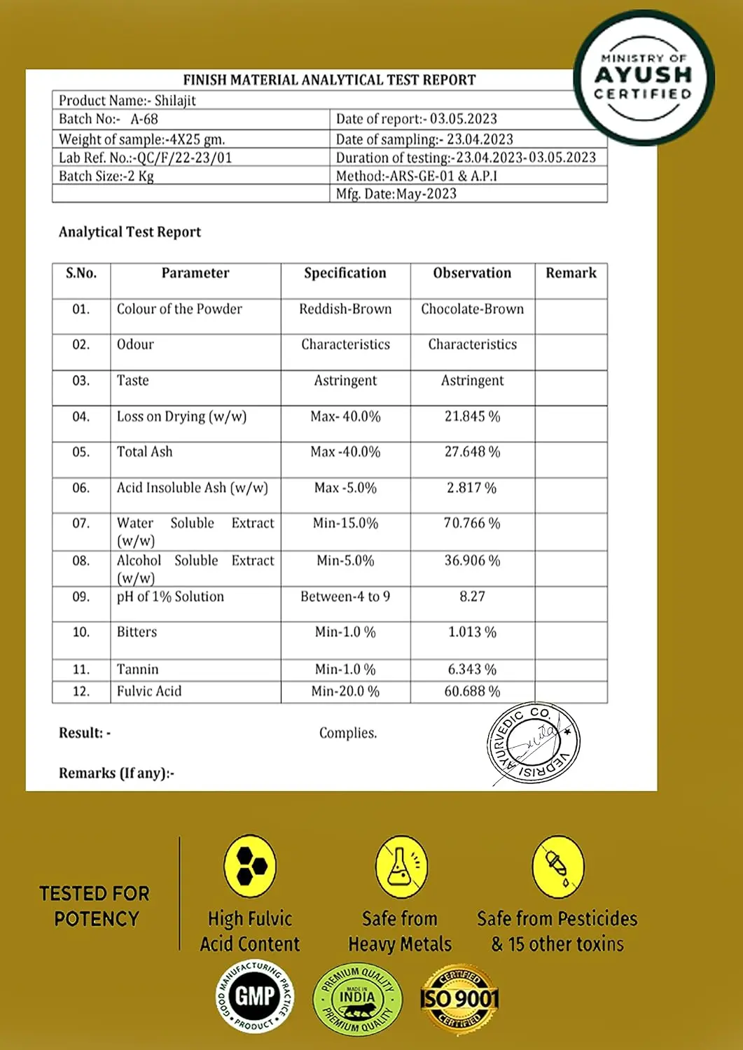 VedriSi Trivang pure Himalayan Shilajit resin, extracted from high-altitude locations, processed with traditional Ayurvedic methods for stamina and strength benefits for both men and women.