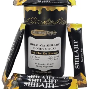 Himalayan Shilajit stick packs provide a natural energy boost, increase stamina, and promote mental clarity with fulvic acid and minerals.